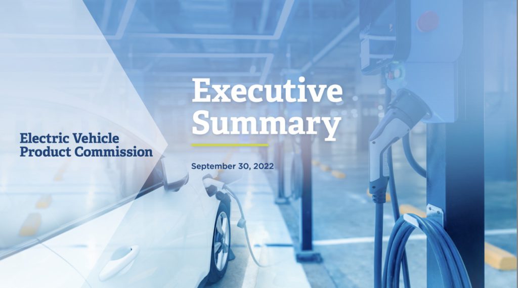 Electric Vehicle Product Commission_Executive Summary
