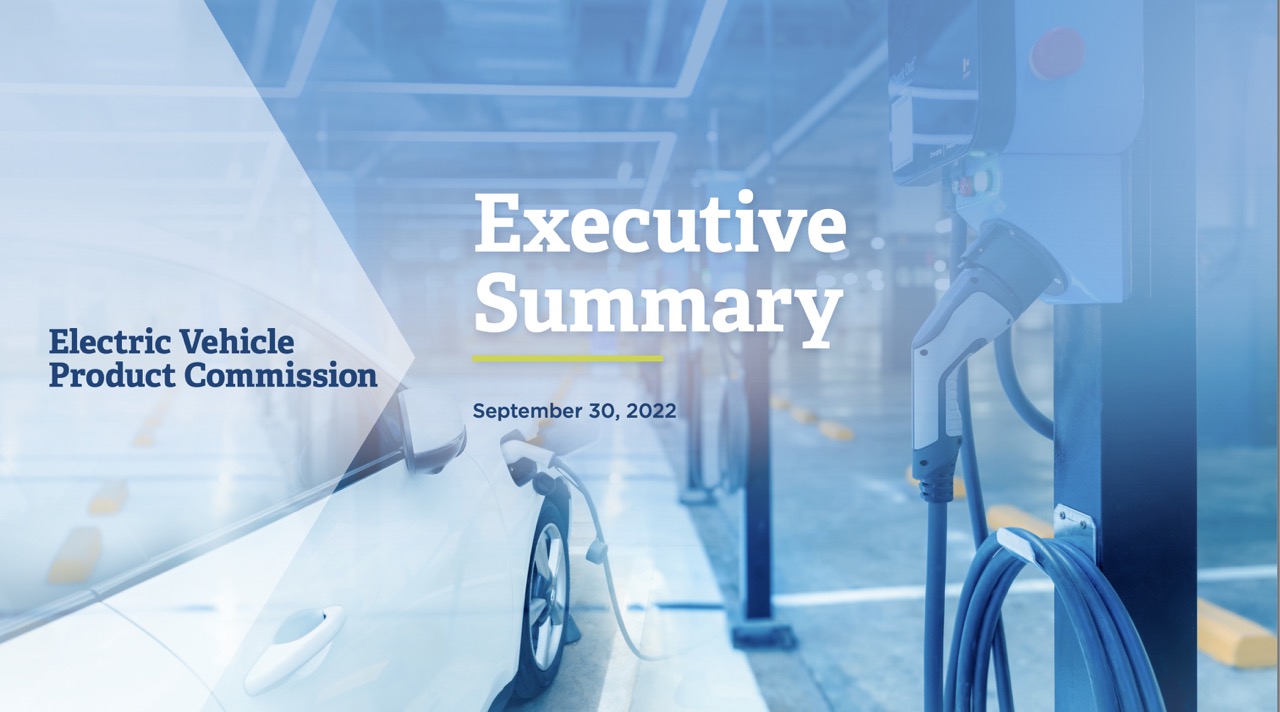 Indiana Electric Vehicle Products Commission Annual Report The